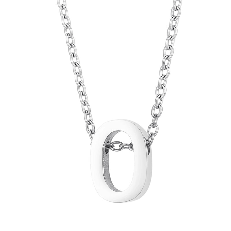 Fashion Letter Stainless Steel Titanium Steel Plating Pendant Necklace 1 Piece