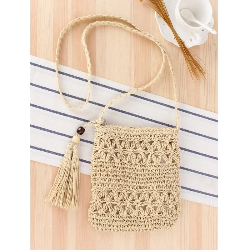 Women's Small Spring&summer Straw Basic Straw Bag