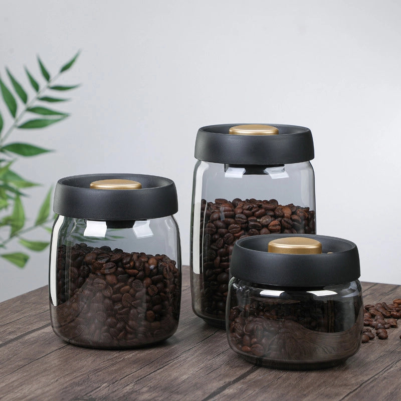 Minimalist Solid Color Glass Storage Container Box