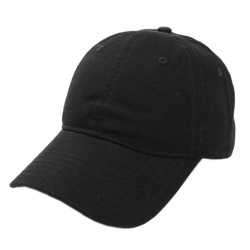Unisex Fashion Solid Color Curved Eaves Baseball Cap