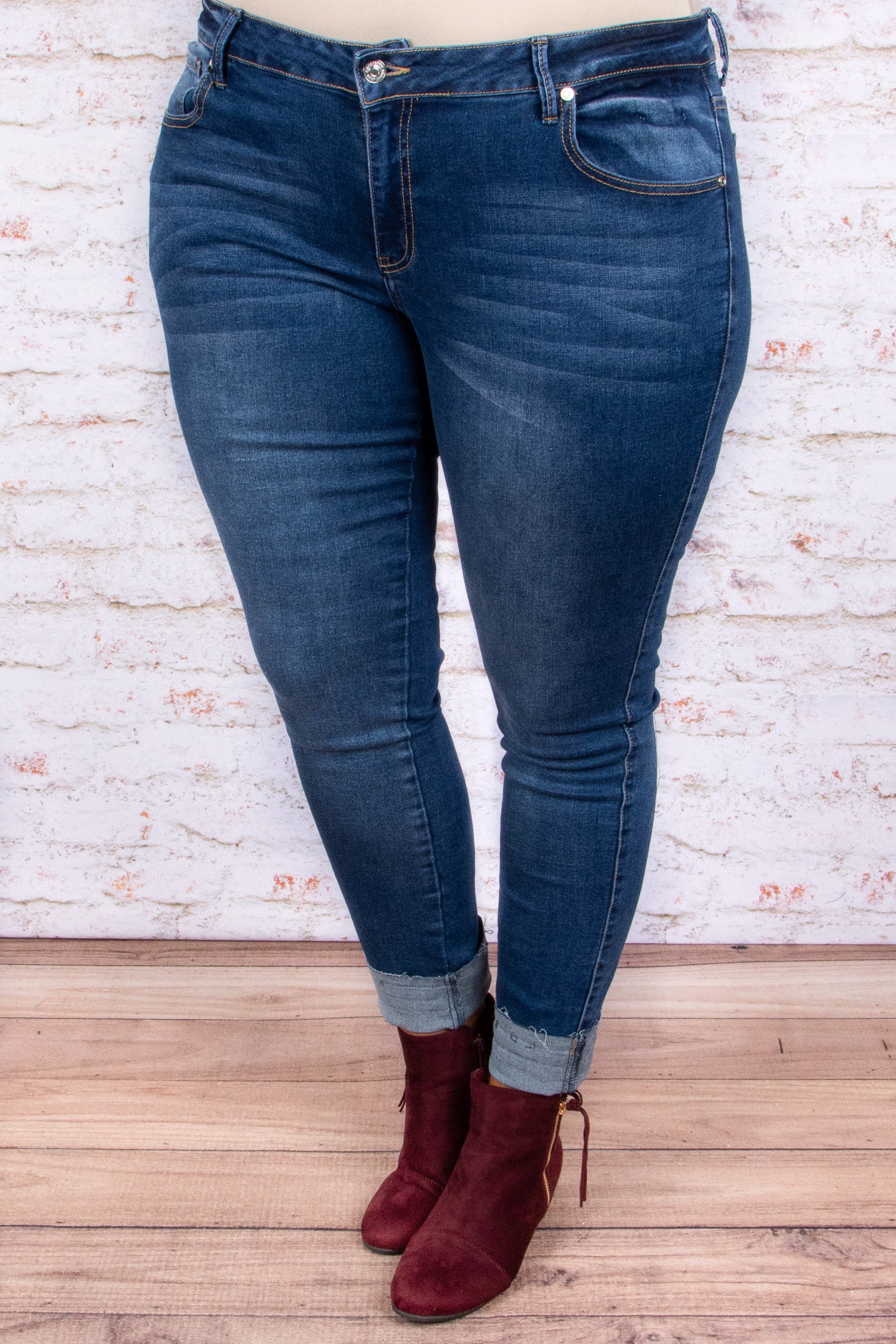 Casting Shadows Skinny Jeans. Medium Wash