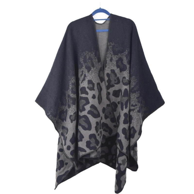 Women's Elegant Vintage Style Printing Cotton Polyester Crochet Lace Shawl