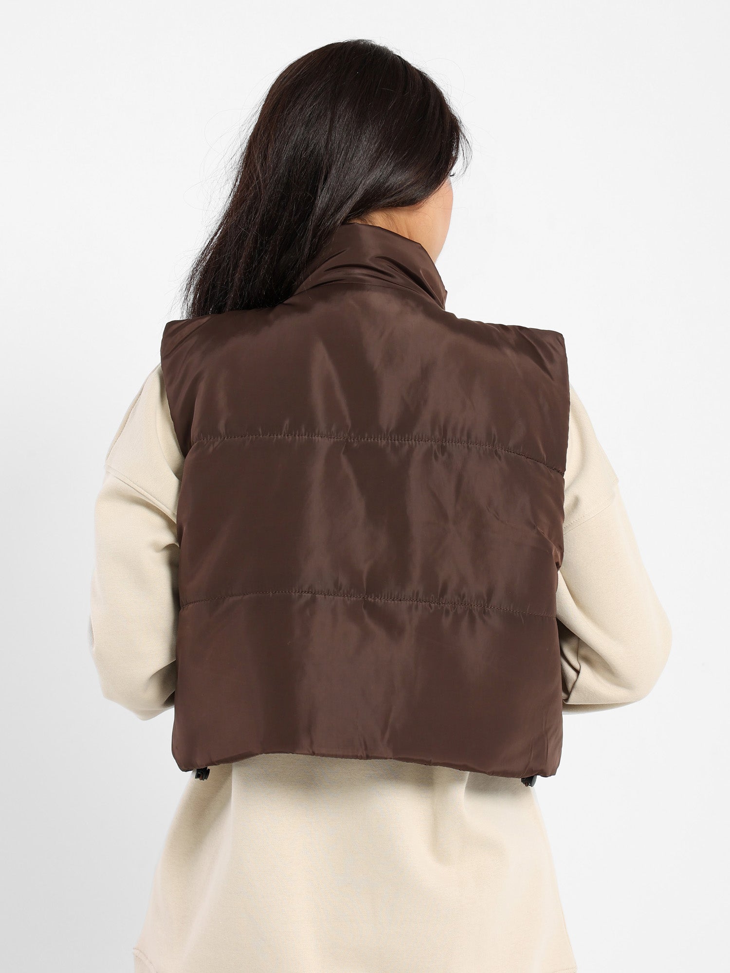 Basic Solid Gilet Jacket
