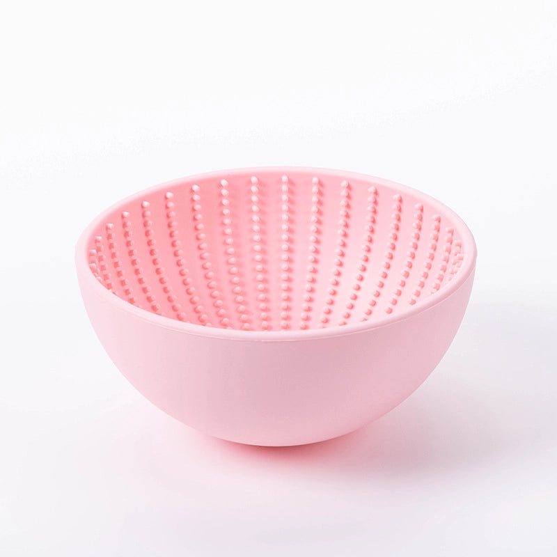 Elegant Minimalist Silica Gel Solid Color Pet Tableware