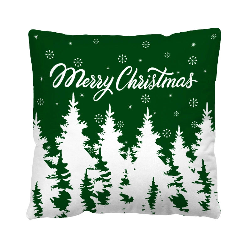 Casual Vacation Letter Short Plush Pillow Cases