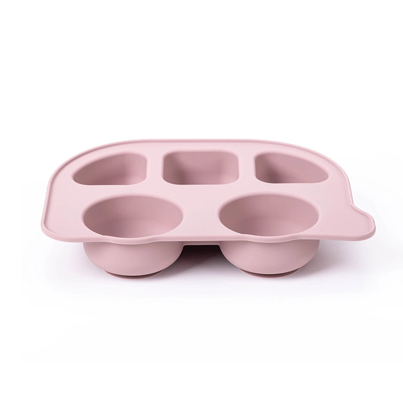 Elegant Minimalist Silica Gel Solid Color Pet Tableware