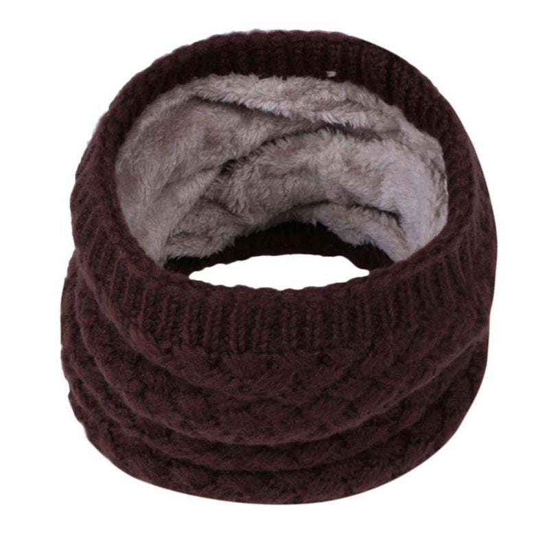 Hot Scarf Neck Set For Men And Women Couple Winter Thickened Warm Cervical Spine Protection Single Circle Wool Scarf Outdoor