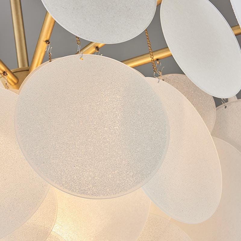 Astrid | Round (Acrylic Glass) Fringe Chandelier