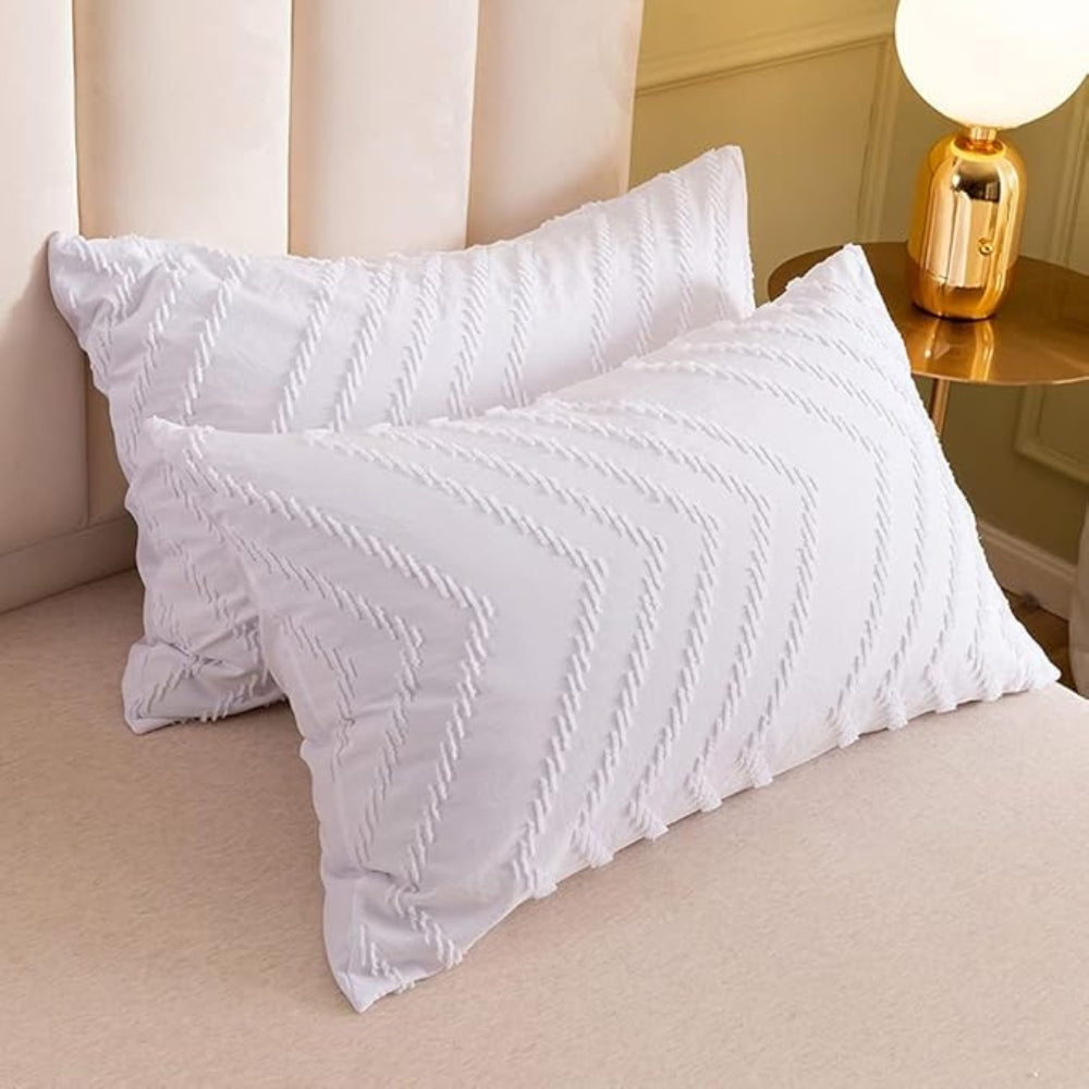 Chevron Plush Quilted Blanket | 3pcs Set