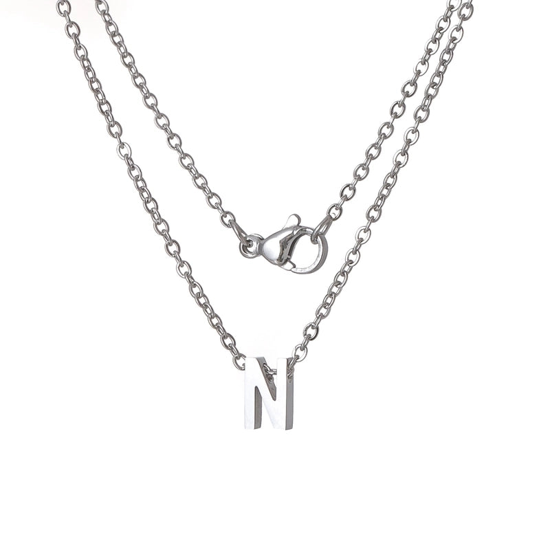 Titanium Steel Minimalist Plating Letter None Necklace