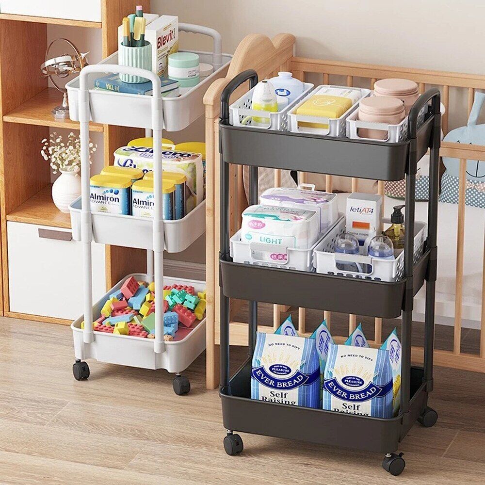 3-Layers Multi-function Trolley Storage Organizer(5295)