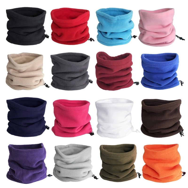 Autumn And Winter Warm Fleece Scarf Men's And Women's Outdoor Riding Mask Multifunctional Collar Fleece Scarf