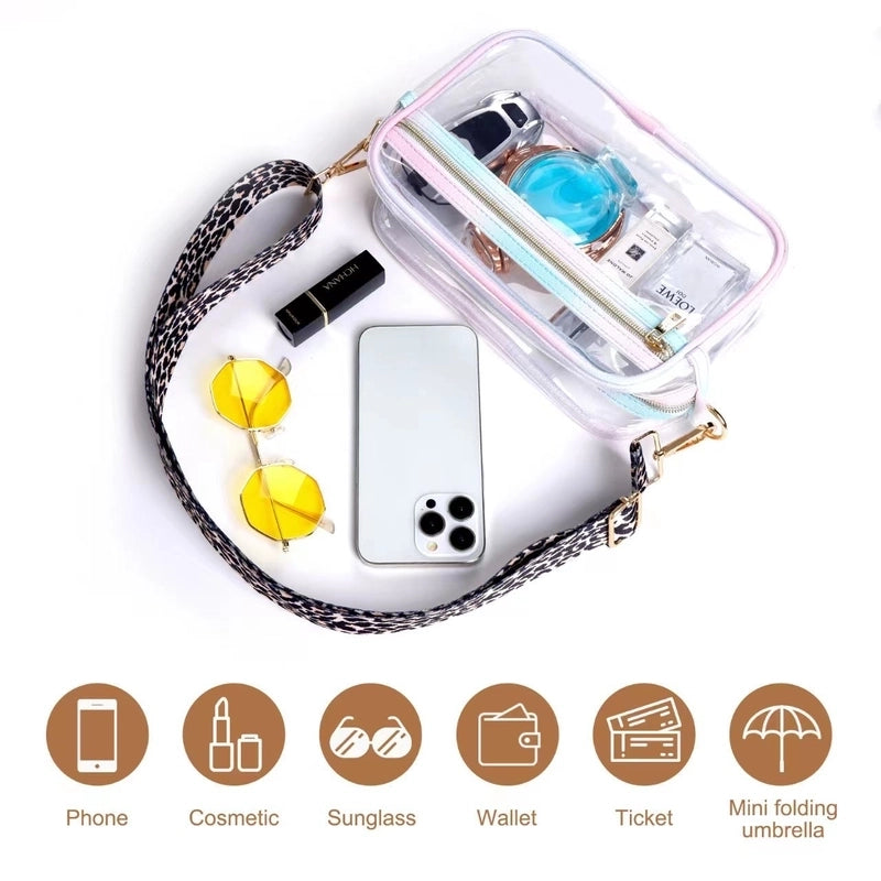 Women's All Seasons Pvc Letter Basic Square Zipper Cosmetic Bag