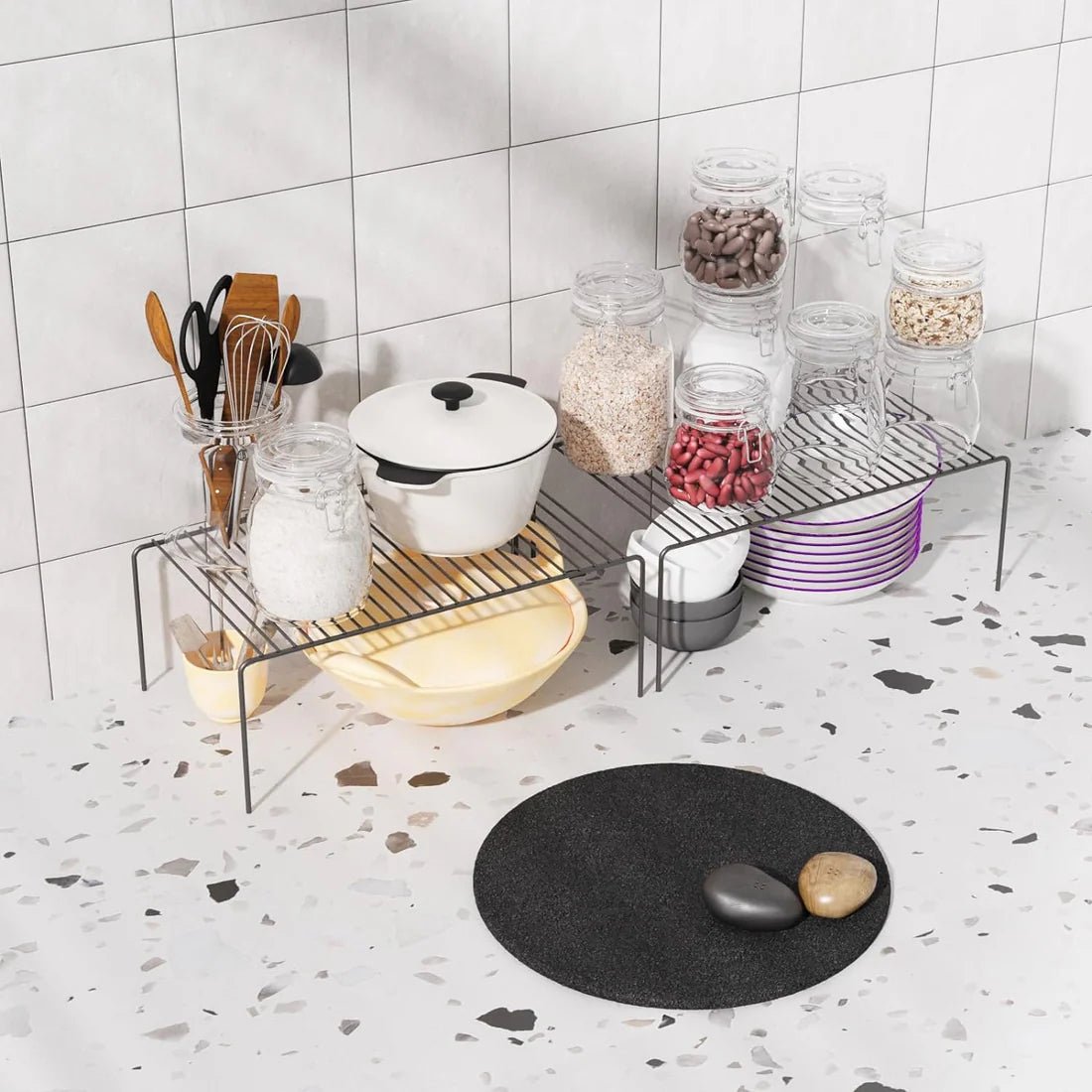 METAL STORAGE SHELF RACK