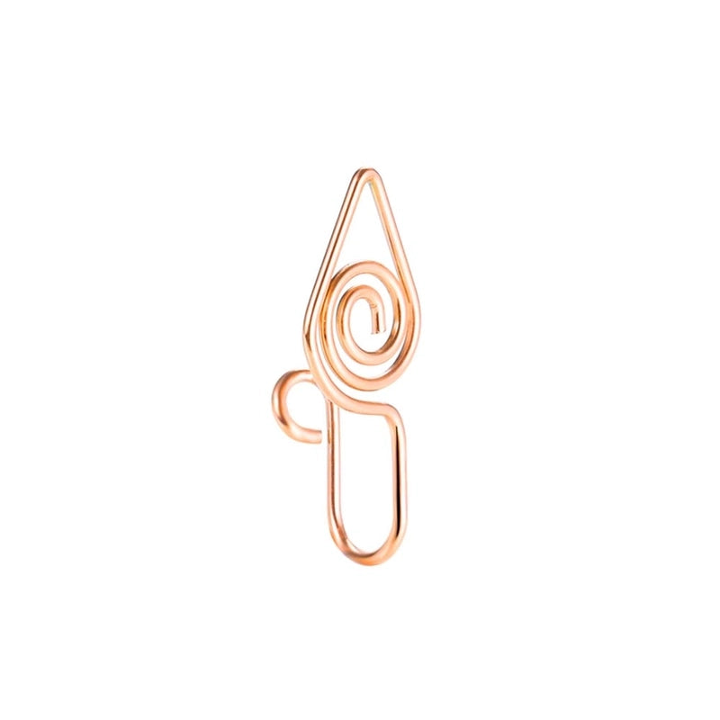 Fashion U Shape Stainless Steel Plating Nose Ring 1 Piece