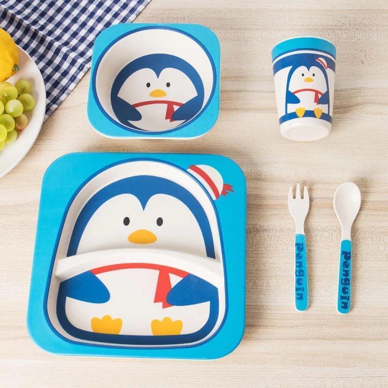 KIDS 5IN1 MELAMINE TABLEWARE SET