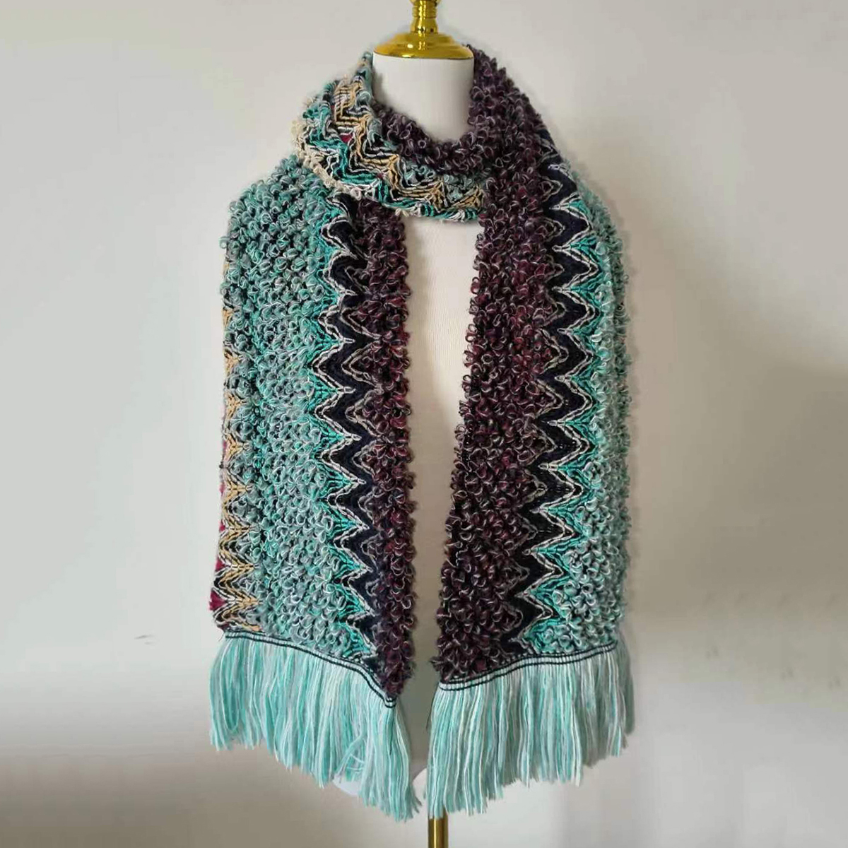 Vintage Soft Warm Retro Comfy Shawl