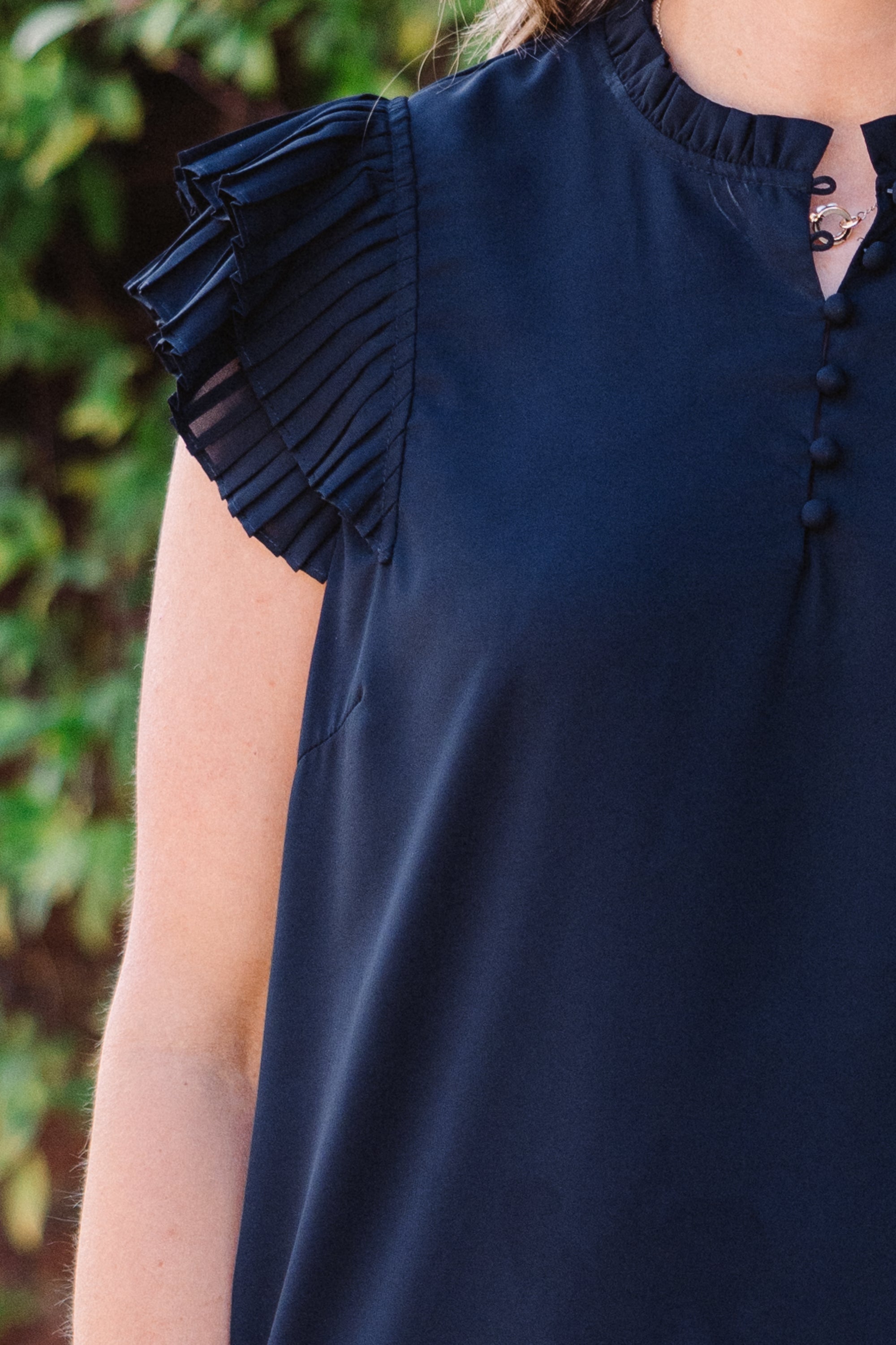 Buzz Word Top. Black