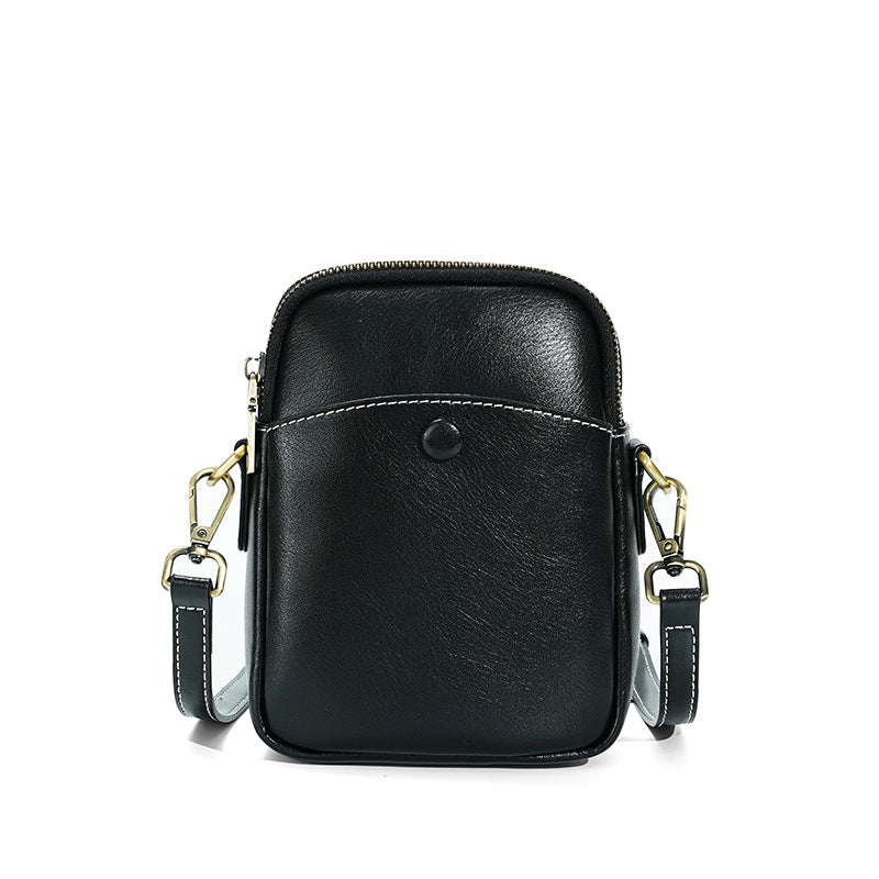 Customizable Mini Faux Leather Women's Crossbody Bag