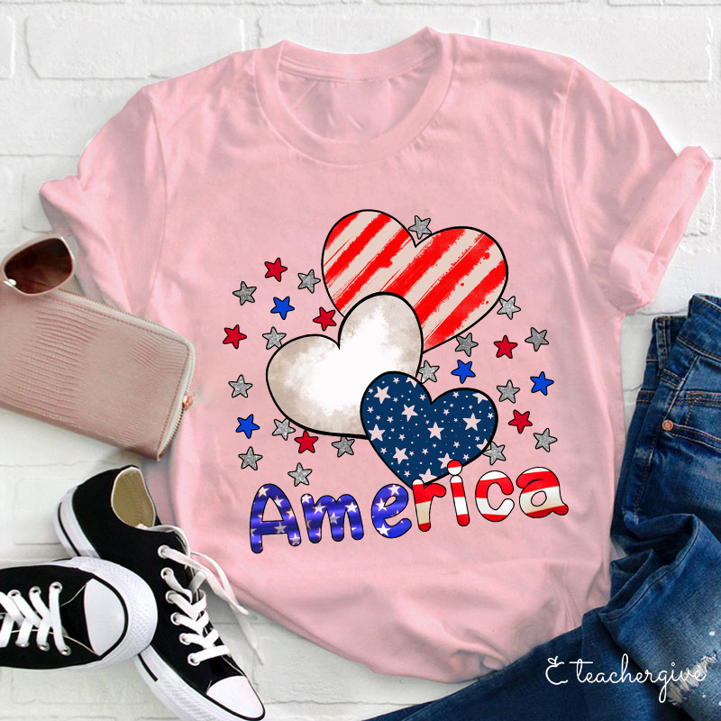 America Heart T-Shirt