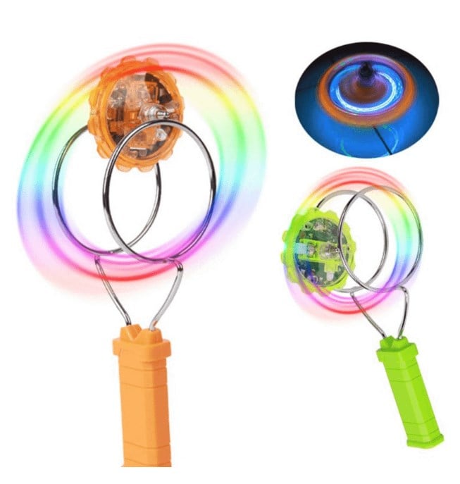 🔥 Creative LED Light Luminous Fidget Spinner Magnetic Gyro