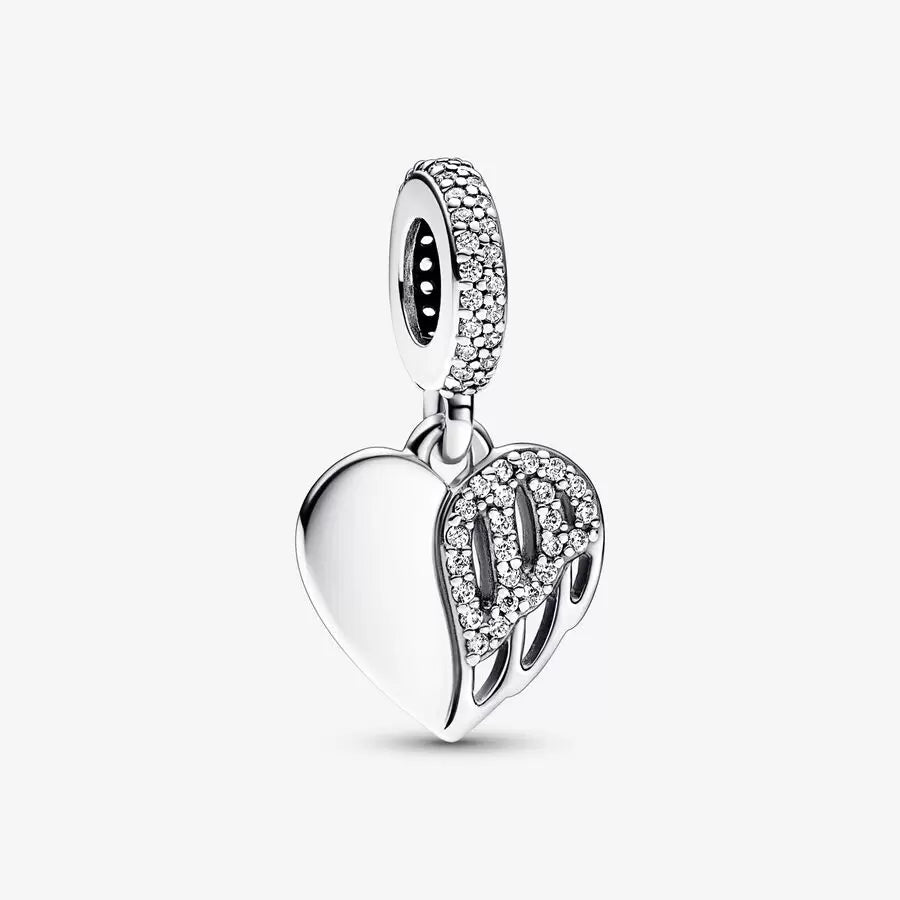 Heart & Angel Dangle Pandora Charm