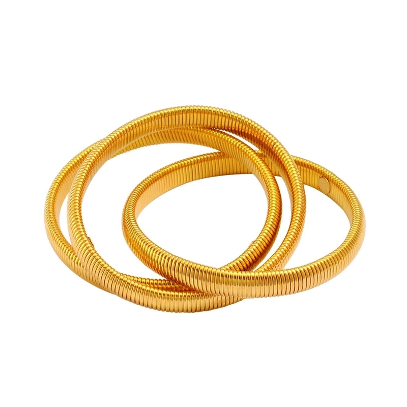 Hip-Hop Minimalist Commute Geometric 304 Stainless Steel 316 Stainless Steel  Zircon 18K Gold Plated Inlay Bracelets Earrings Necklace