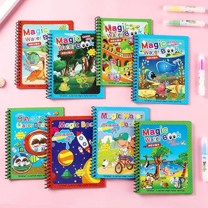 Children Reusable Coloring Book Magic.