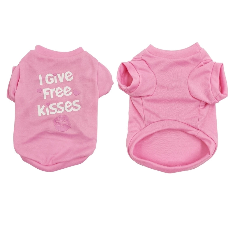Pet Supplies Pet Clothes Dog Clothing Spring-summer New Type Pet Dog Clothes Vest T-shirt