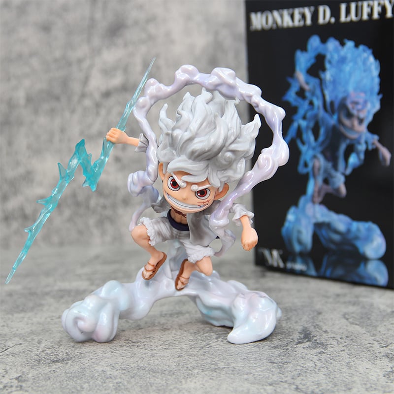 🔥2023-8.6-Luffy Gear 5 Action Figure Nika Statu