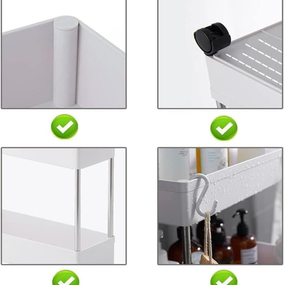 4 Layer Plastic Storage Rack..4 Tier Multifunction Plastic Shelf