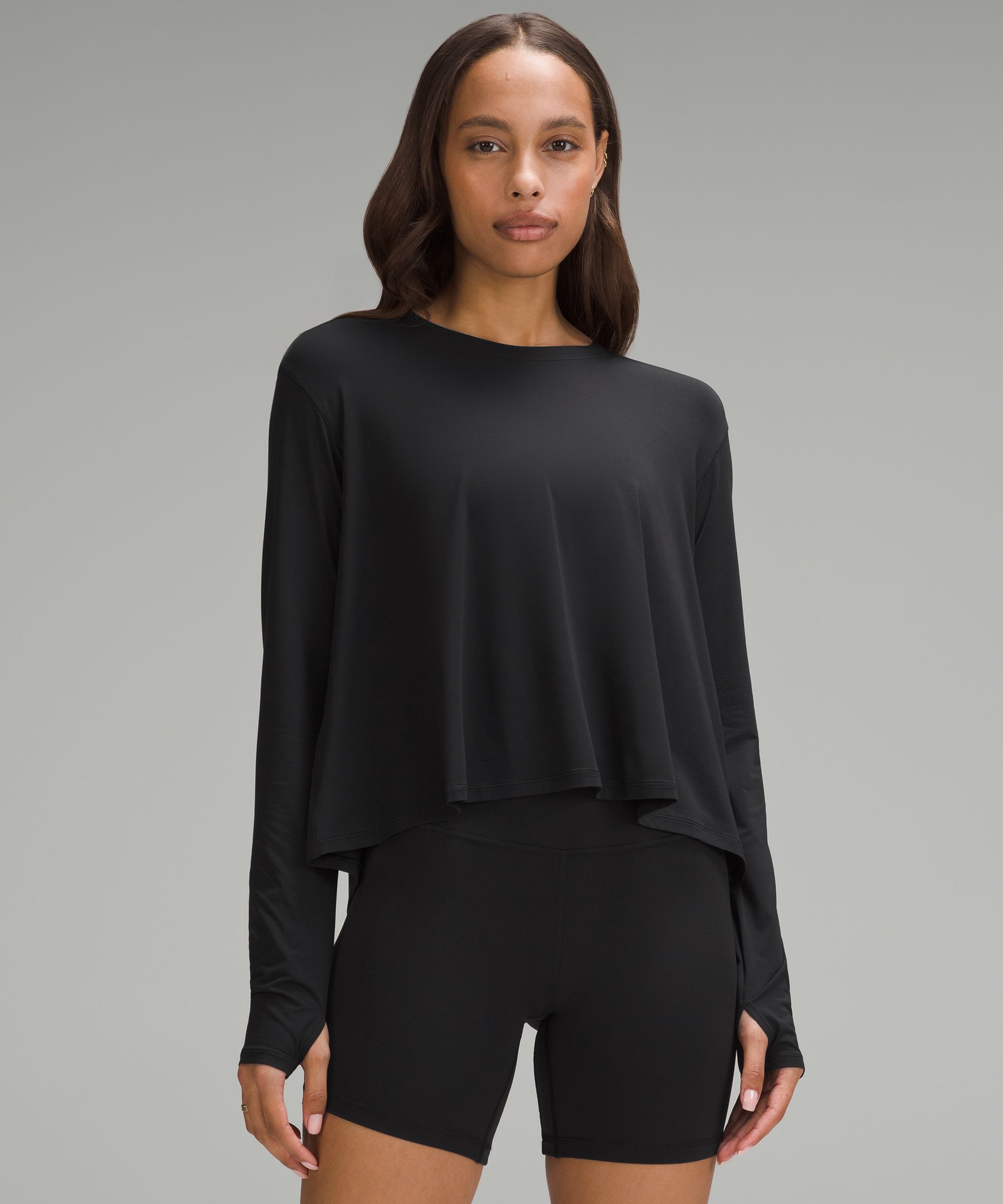 Modal Relaxed-Fit Lounge Long-Sleeve Shirt