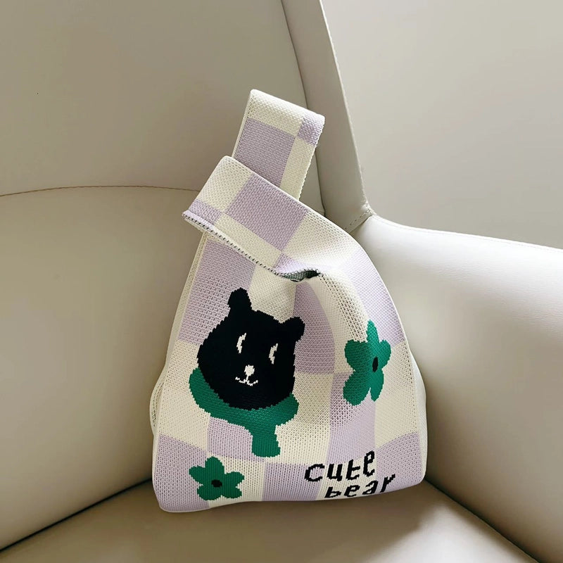 Women's Small Polyester Cartoon Heart Shape Basic Vintage Style Open Handbag