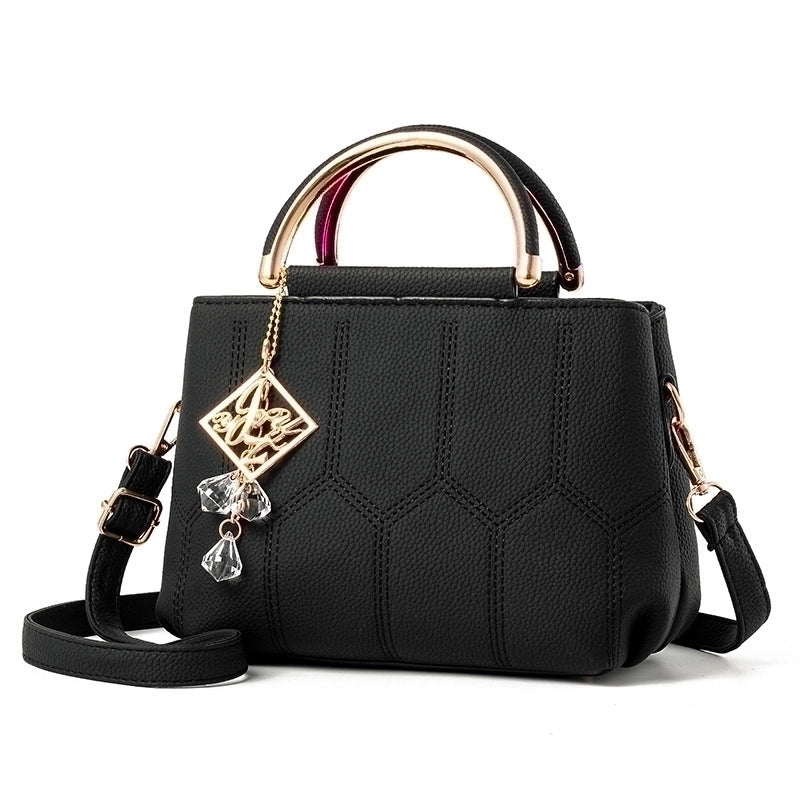 Women's Medium All Seasons Pu Leather Basic Handbag
