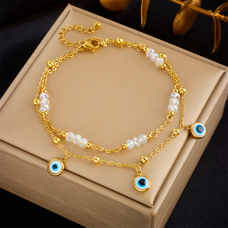 Fashion Women Titanium Steel Anklets