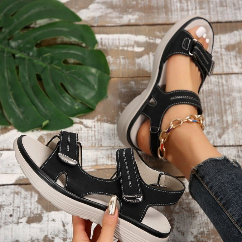 💥Hot Sales-59% OFF🔥Women’s Wedge Sandals with Hook & Loop Straps