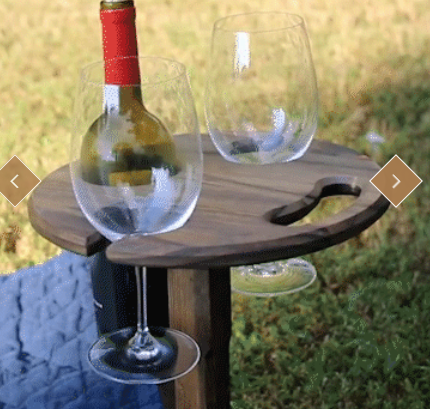 (🎁Father's Day Hot Sale💥 )Outdoor Folding Wine Table