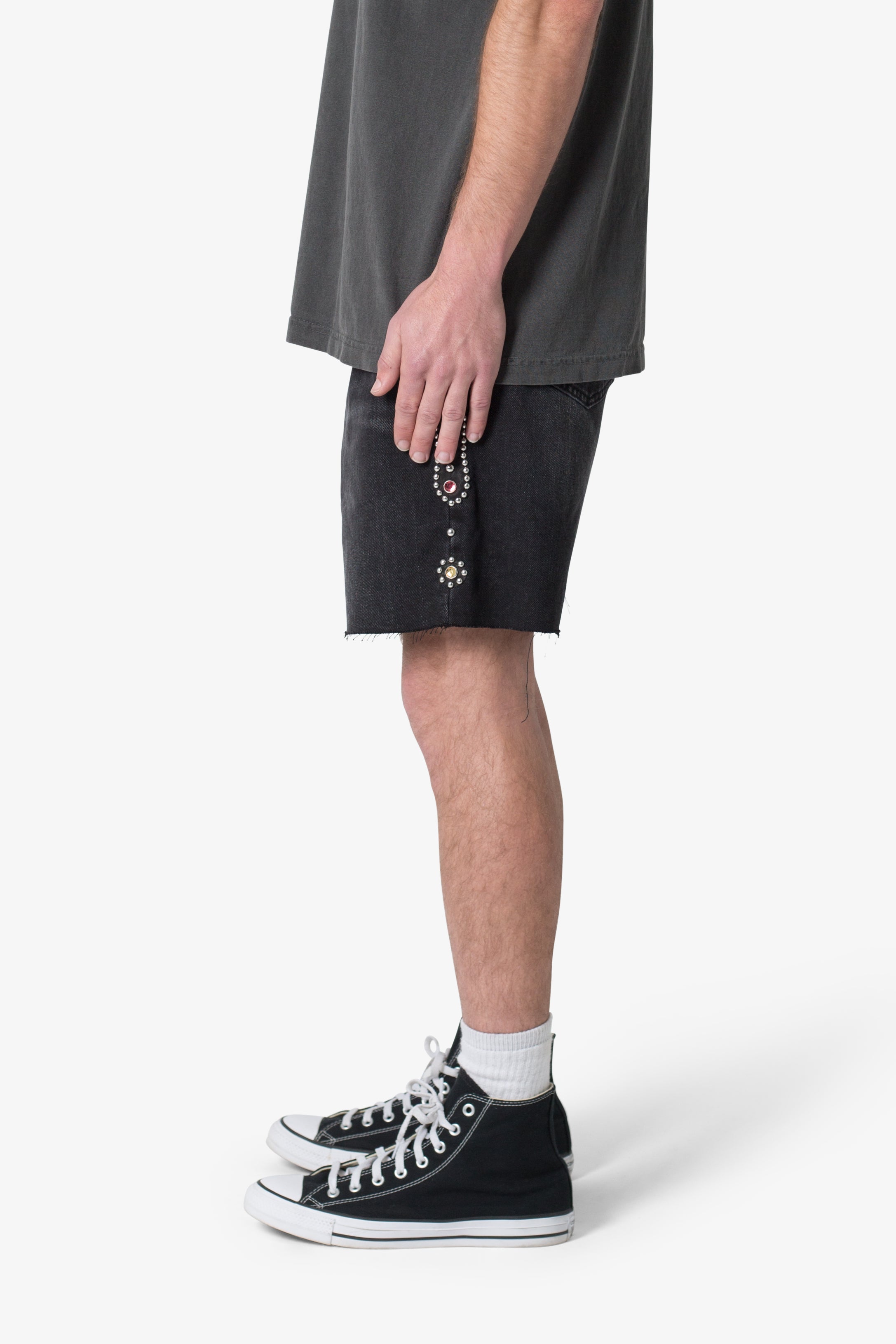 Mojave Denim Shorts - Black