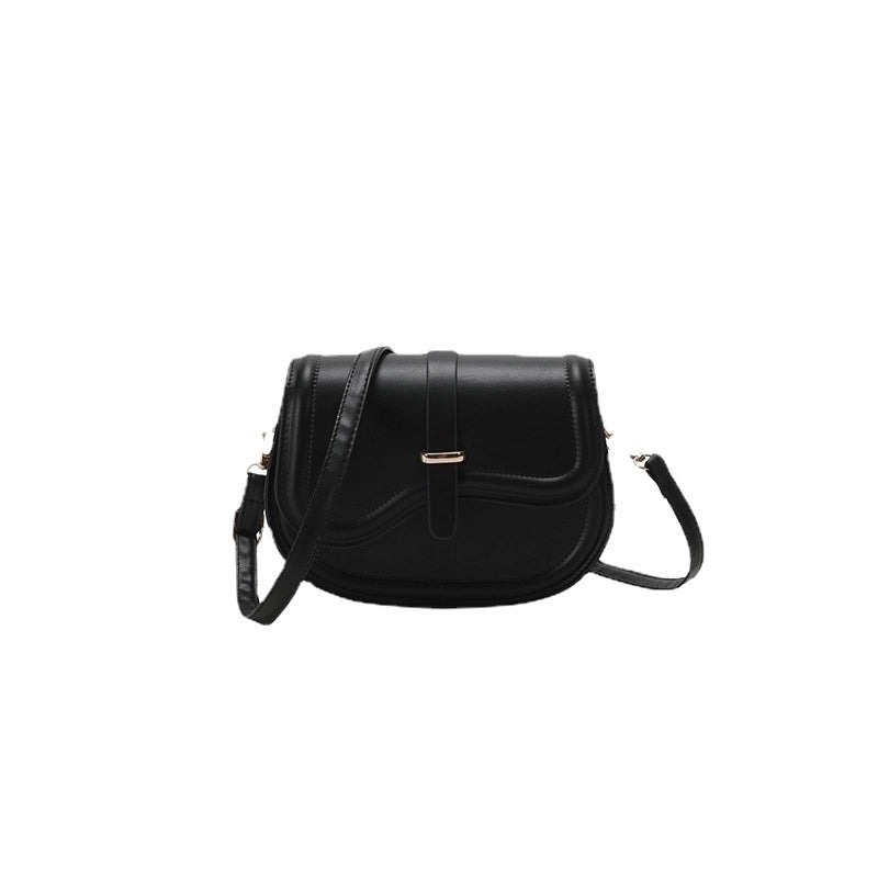 Women's Medium All Seasons Pu Leather Streetwear Saddle Bag
