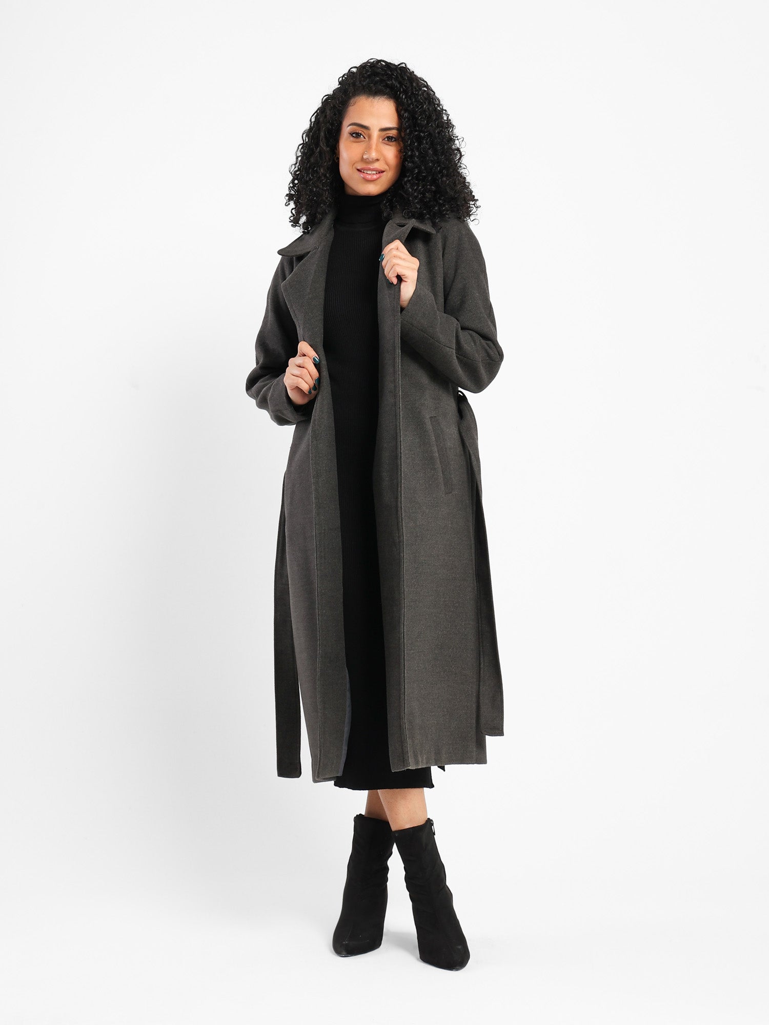 Oversized Wool-Blend Coat