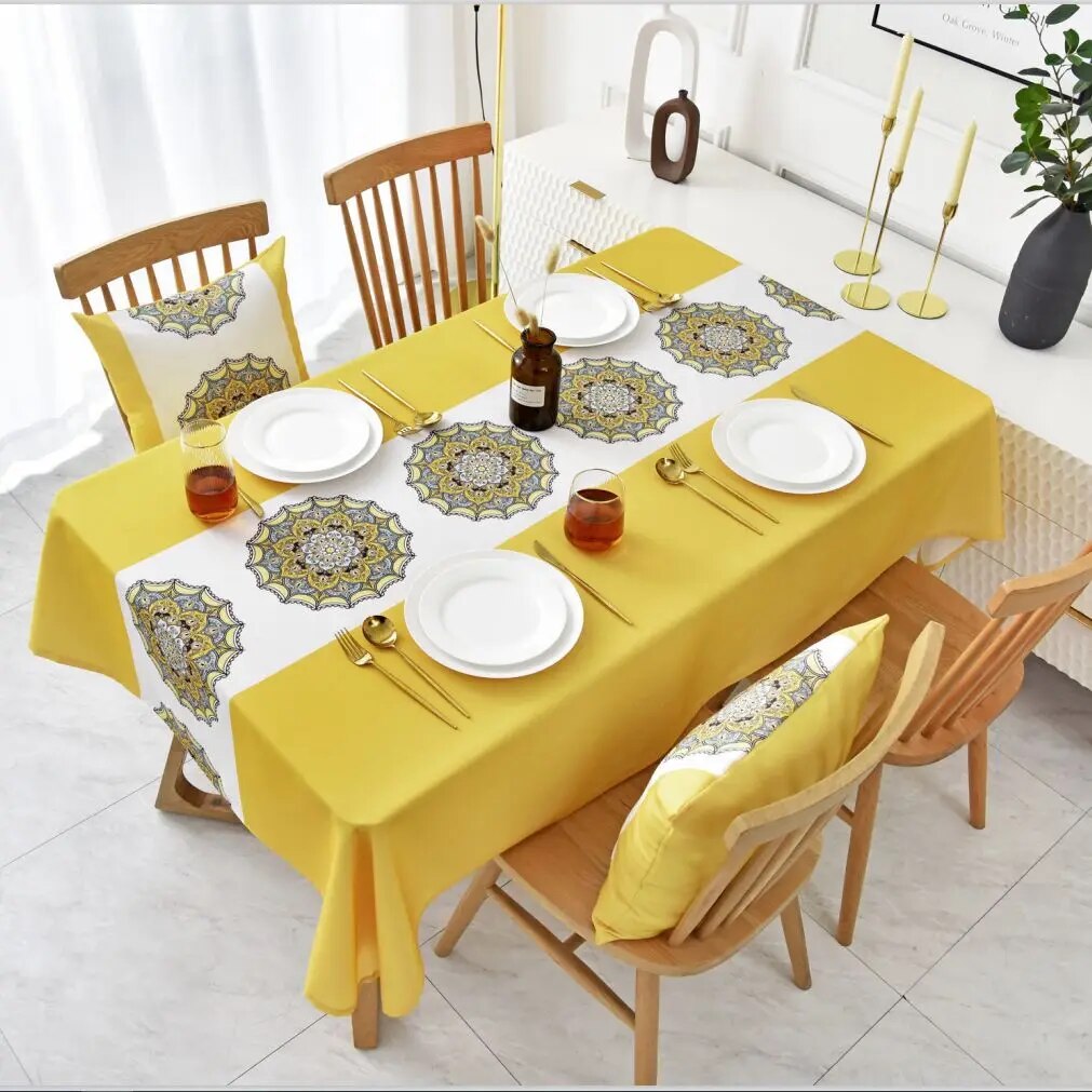 water and oil proof table cloth