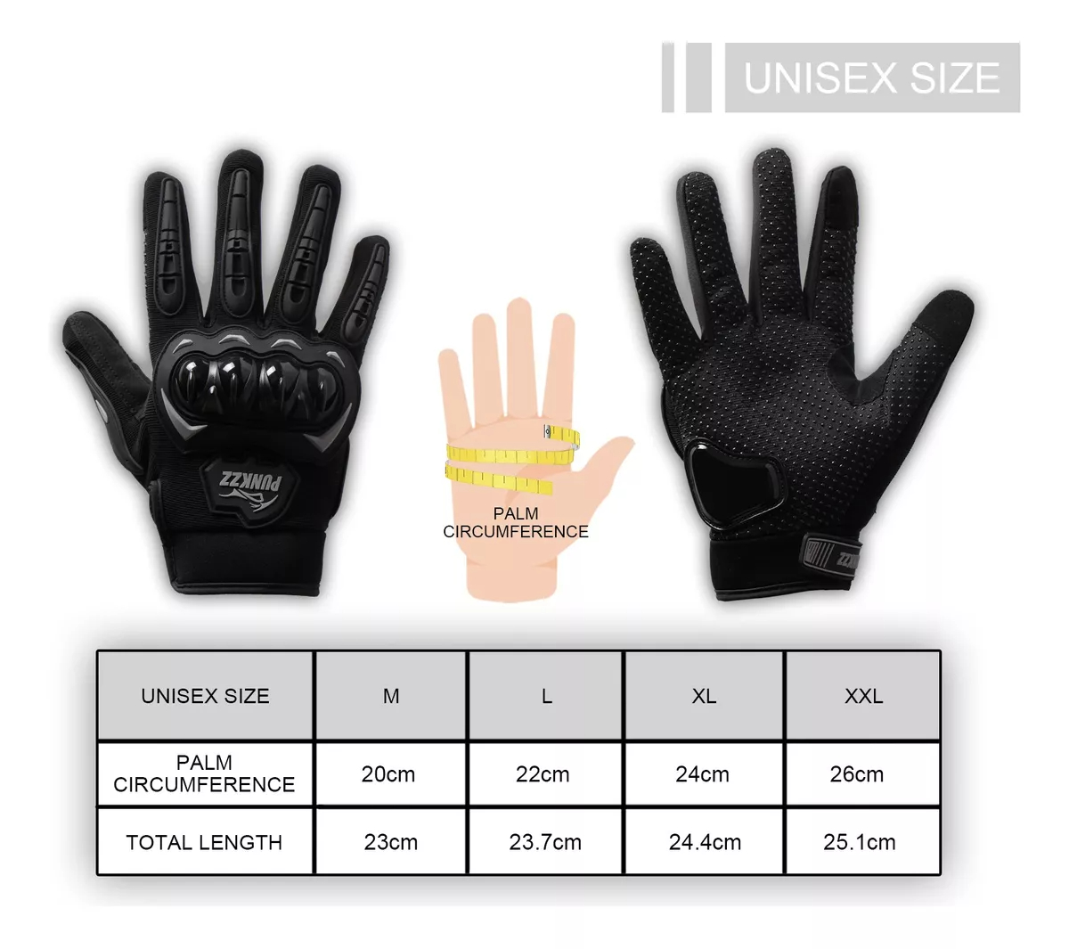 Guantes Proteccion Pantalla Táctil De Dedo Para Motocicleta