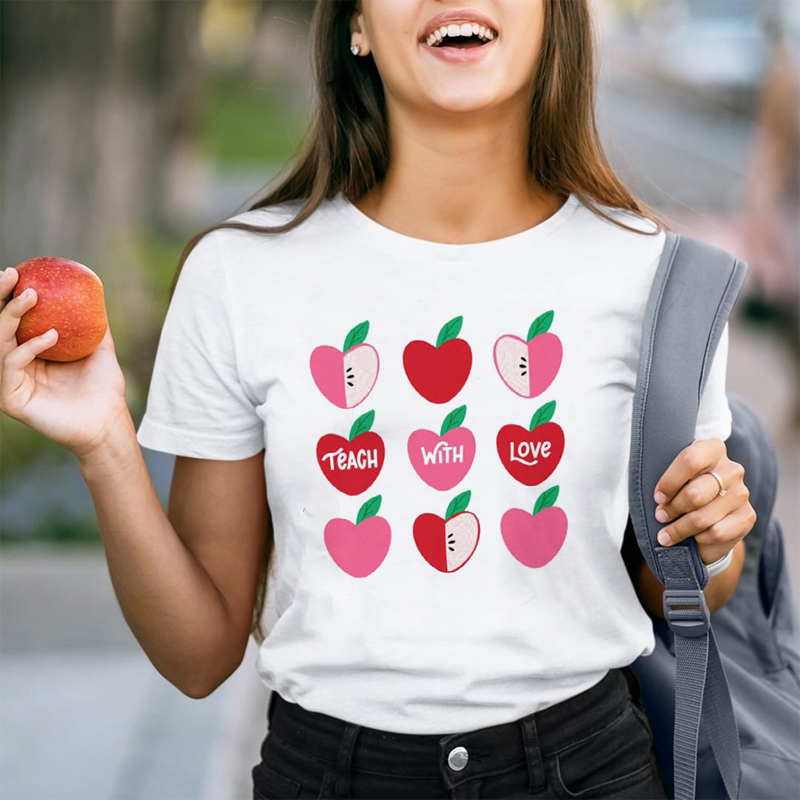 Teach With Love Teacher T-Shirt