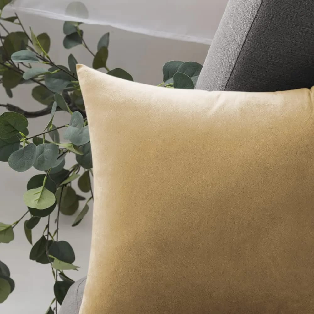 Beige-Cushion Covers Pack of Two