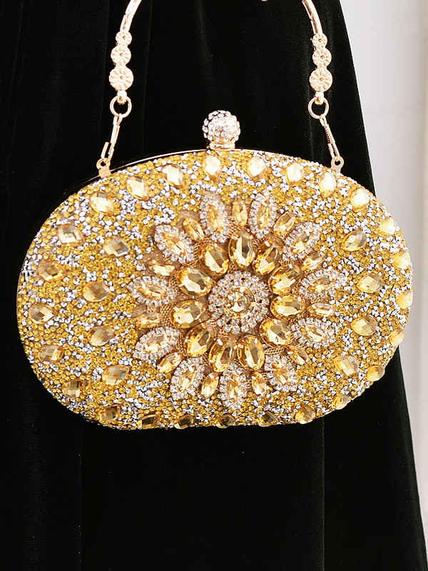 Geometric Shiny Split-Joint Bags Bags Accessories Handbags