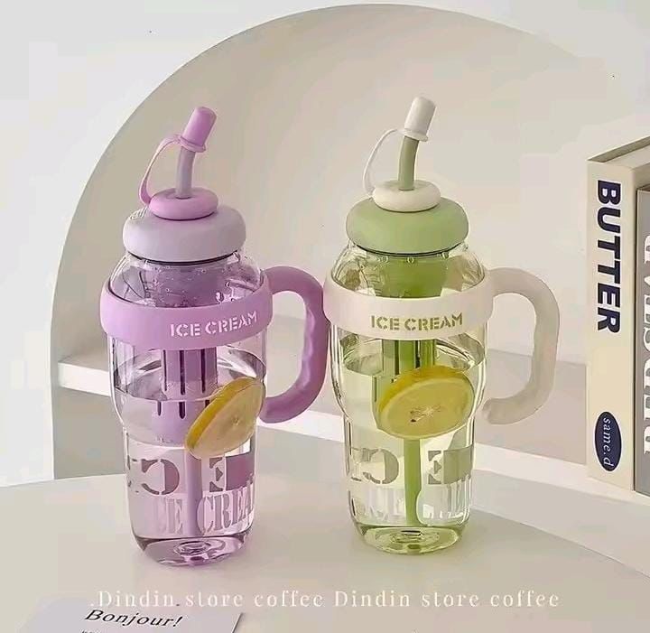 Ice Cream Design Sipper Bottle