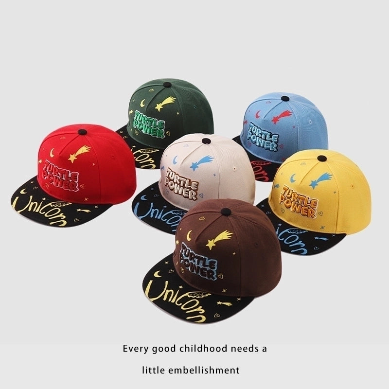 Children Unisex Hip-Hop Sports Letter Ivy Cap Baseball Cap