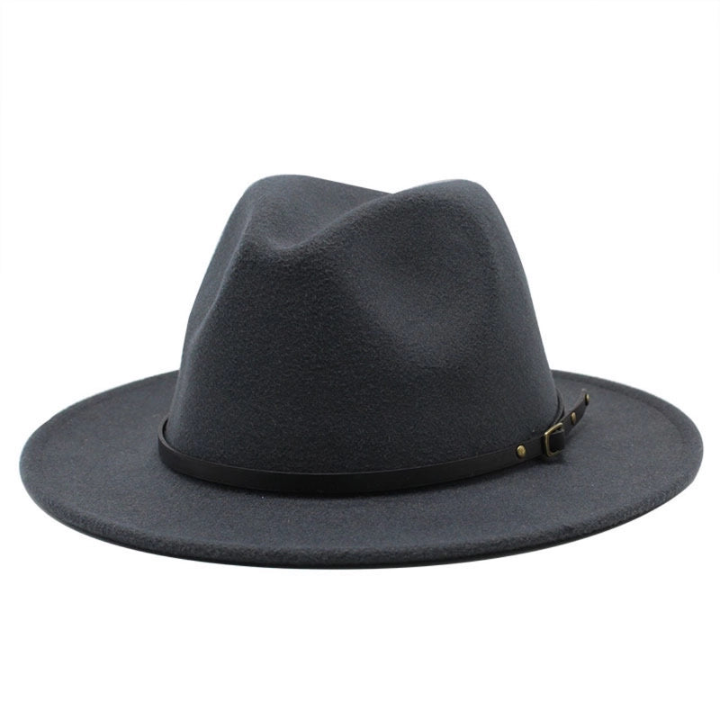 Designed Explosions Jazz Hat Autumn And Winter British Retro Top Hat Women's Fashion Women's Woolen Hat