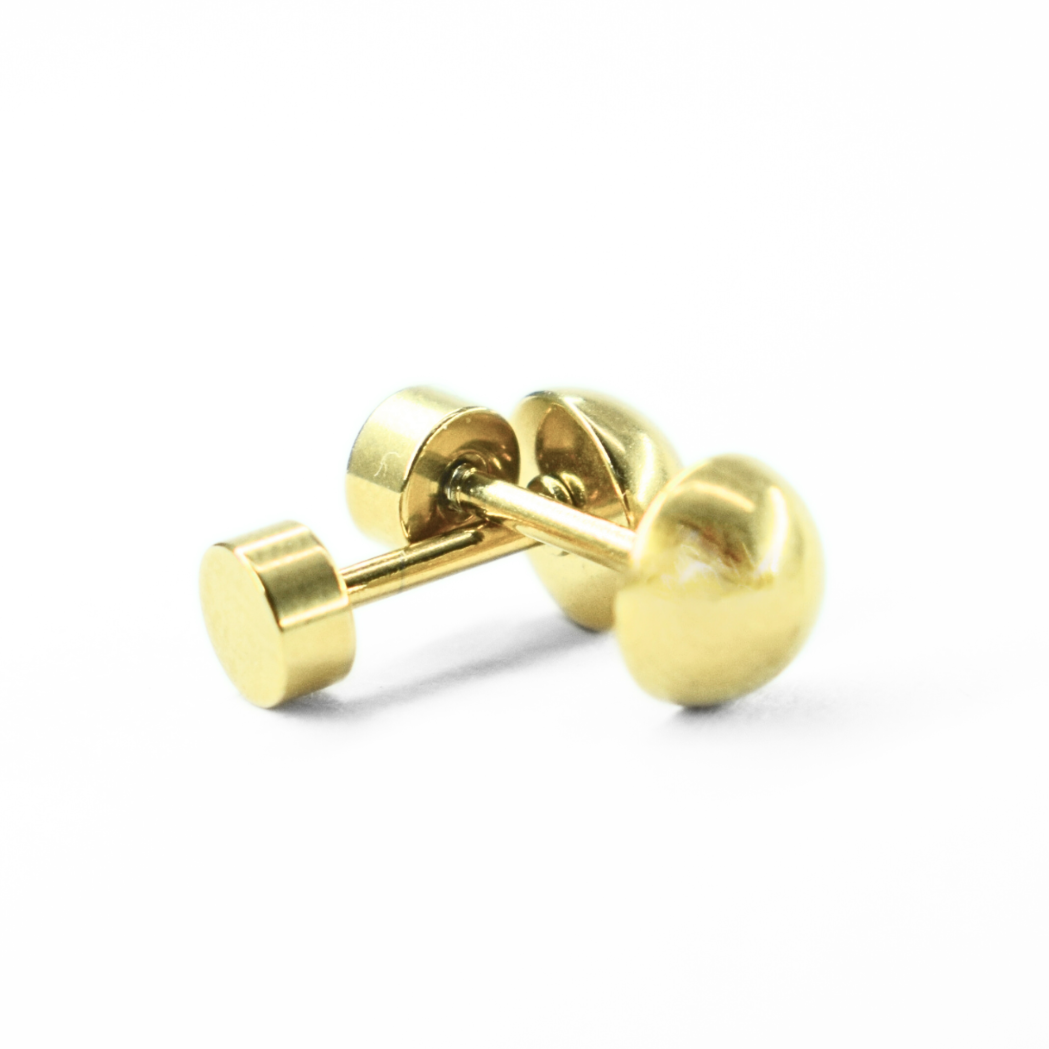 6mm Half ball studs - Gold