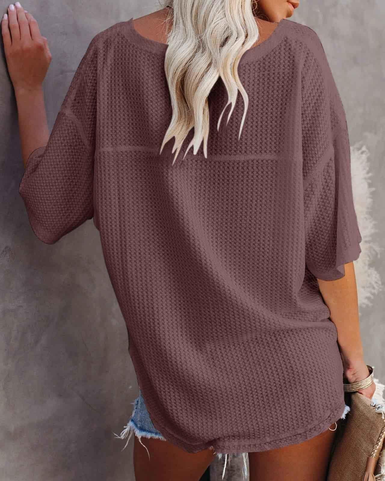 V-Neck Dolman Sleeve Top